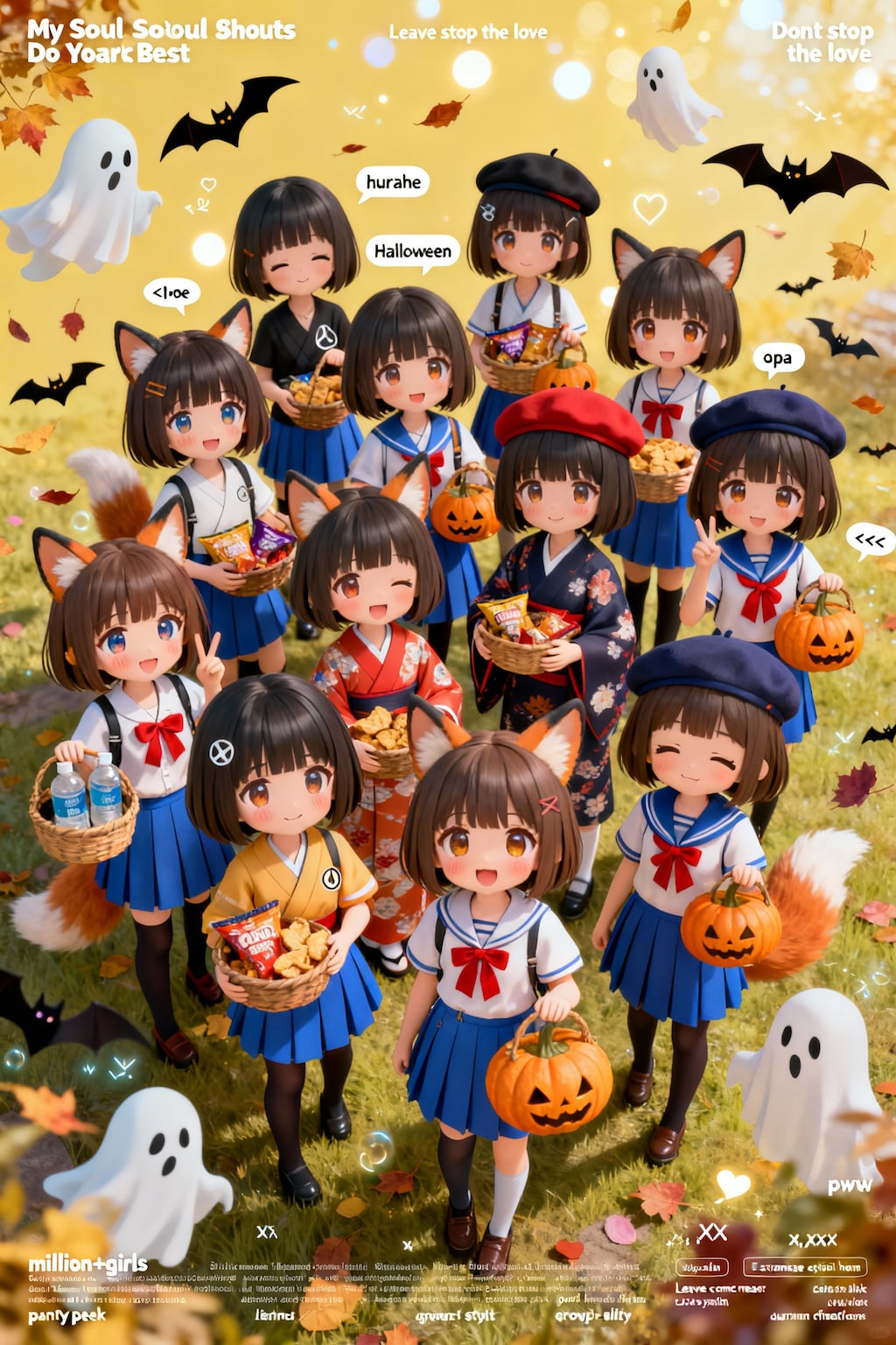 『女の子_ハロウィンモチーフ』。
