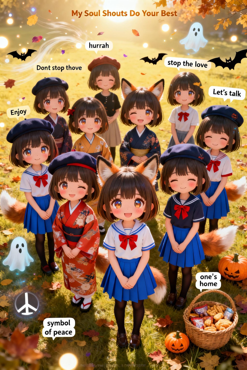 『女の子_ハロウィンモチーフ』。