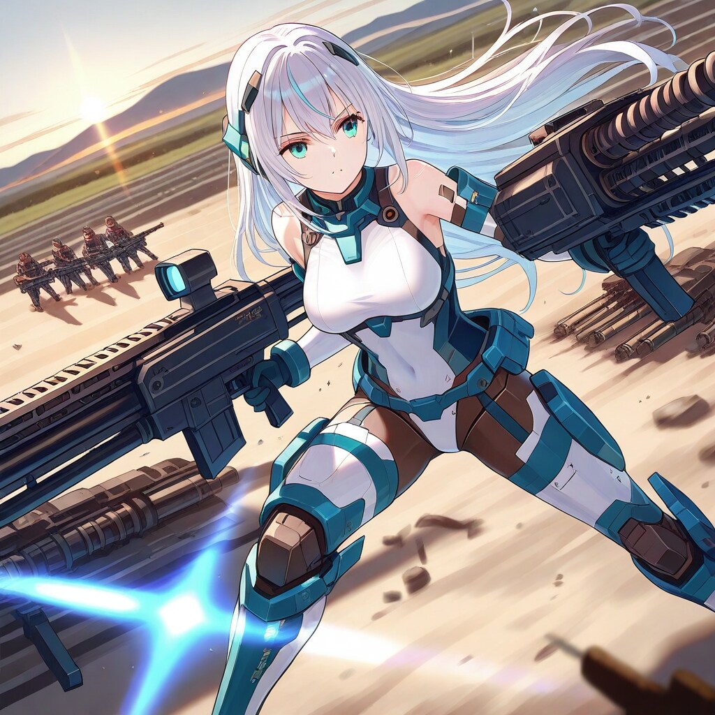 戦場に現れたアンドロイド