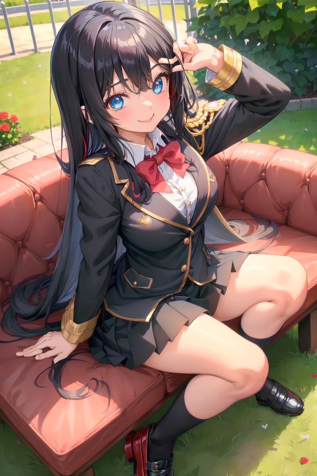 花園とブレザー | の人気AIイラスト・グラビア