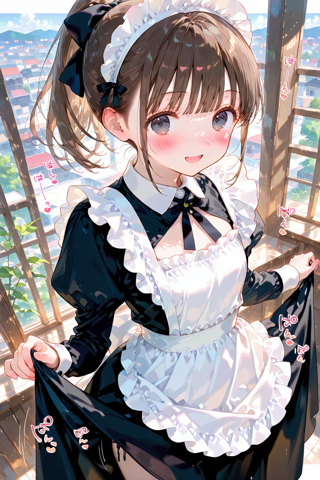 なんか、TVでメイド特集してたので、生成したくなったｗ