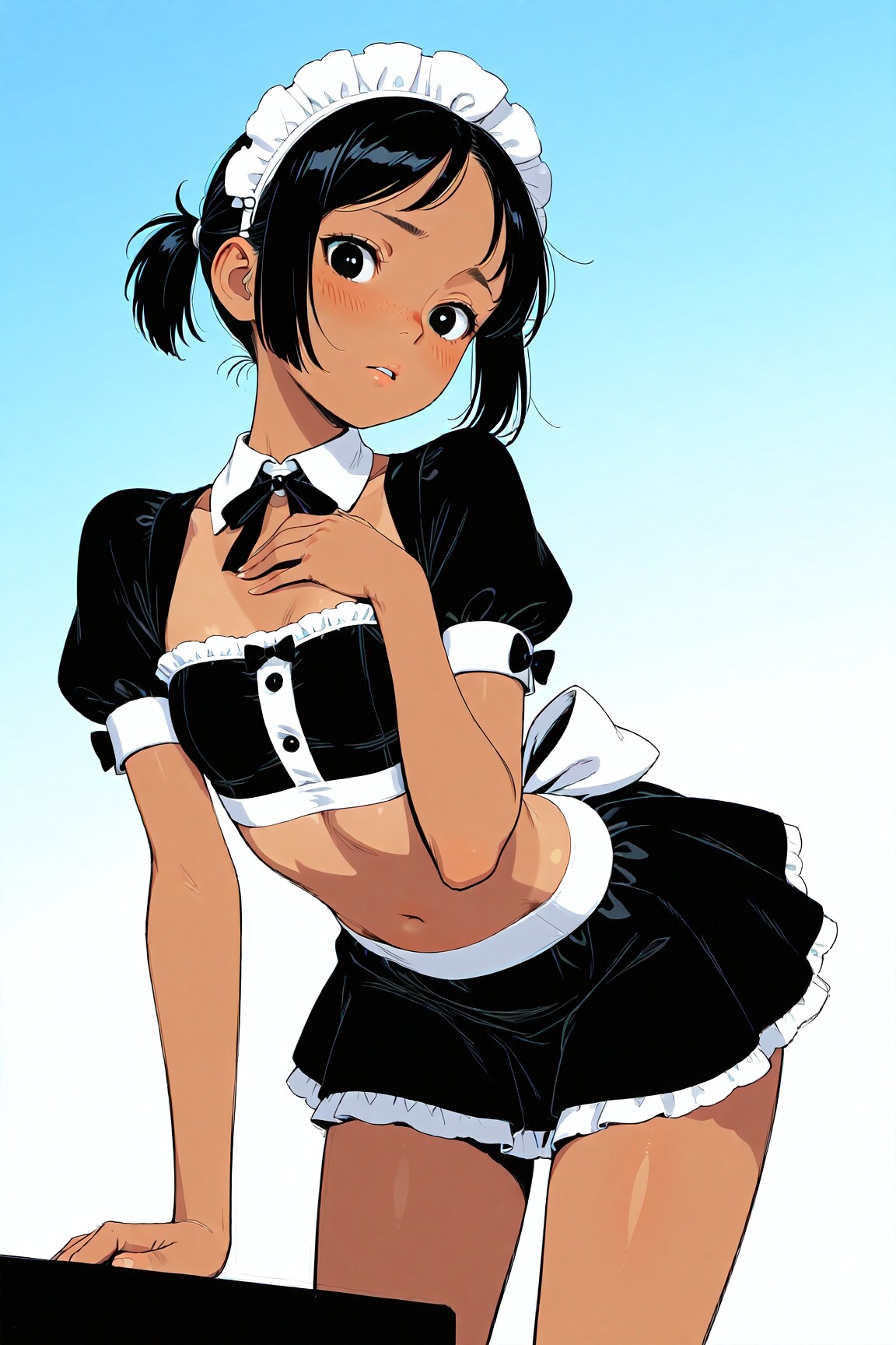 ぺたん娘メイドさん