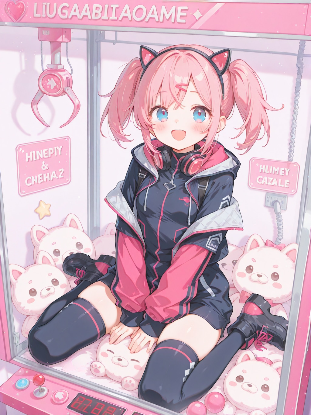 サイバー都市のゲームセンター