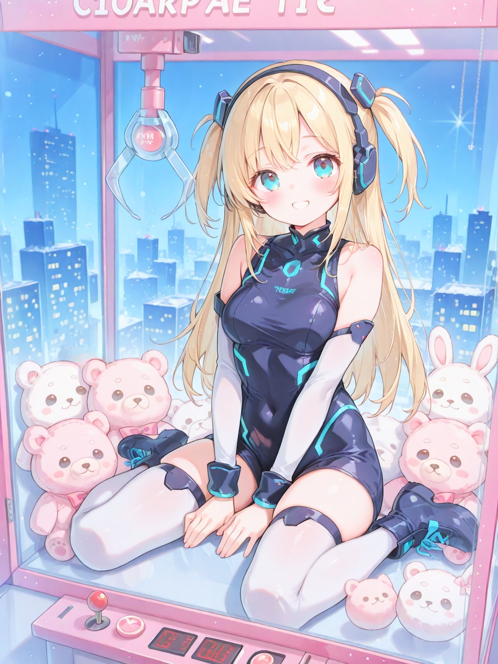 サイバー都市のゲームセンター