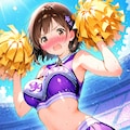 汗だくで応援するチアリーダーさん達 2枚目