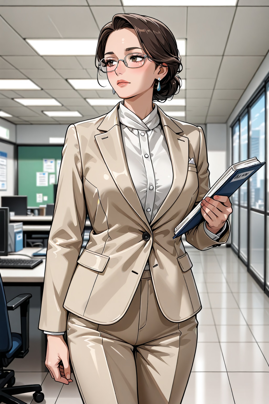 最後に昼休憩に入るプロジェクトリーダー | の人気AIイラスト・グラビア