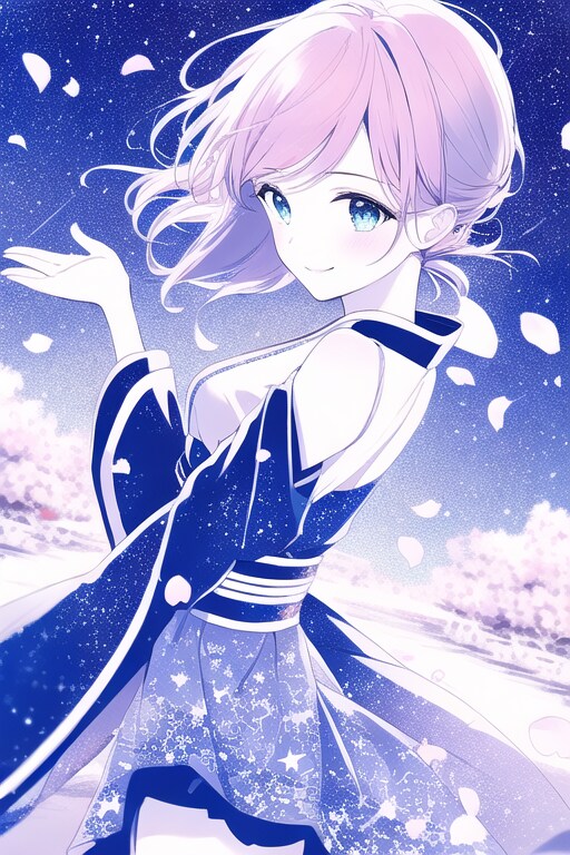 桜＋美女