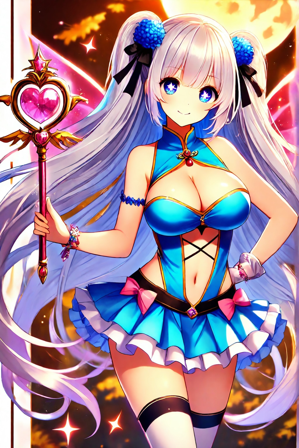 チャイナドレスの魔法少女