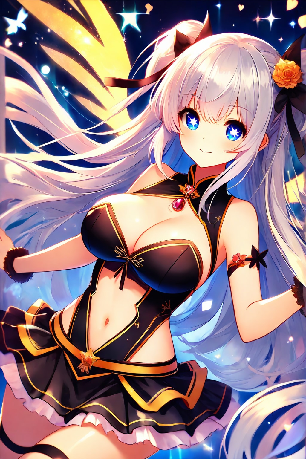 チャイナドレスの魔法少女