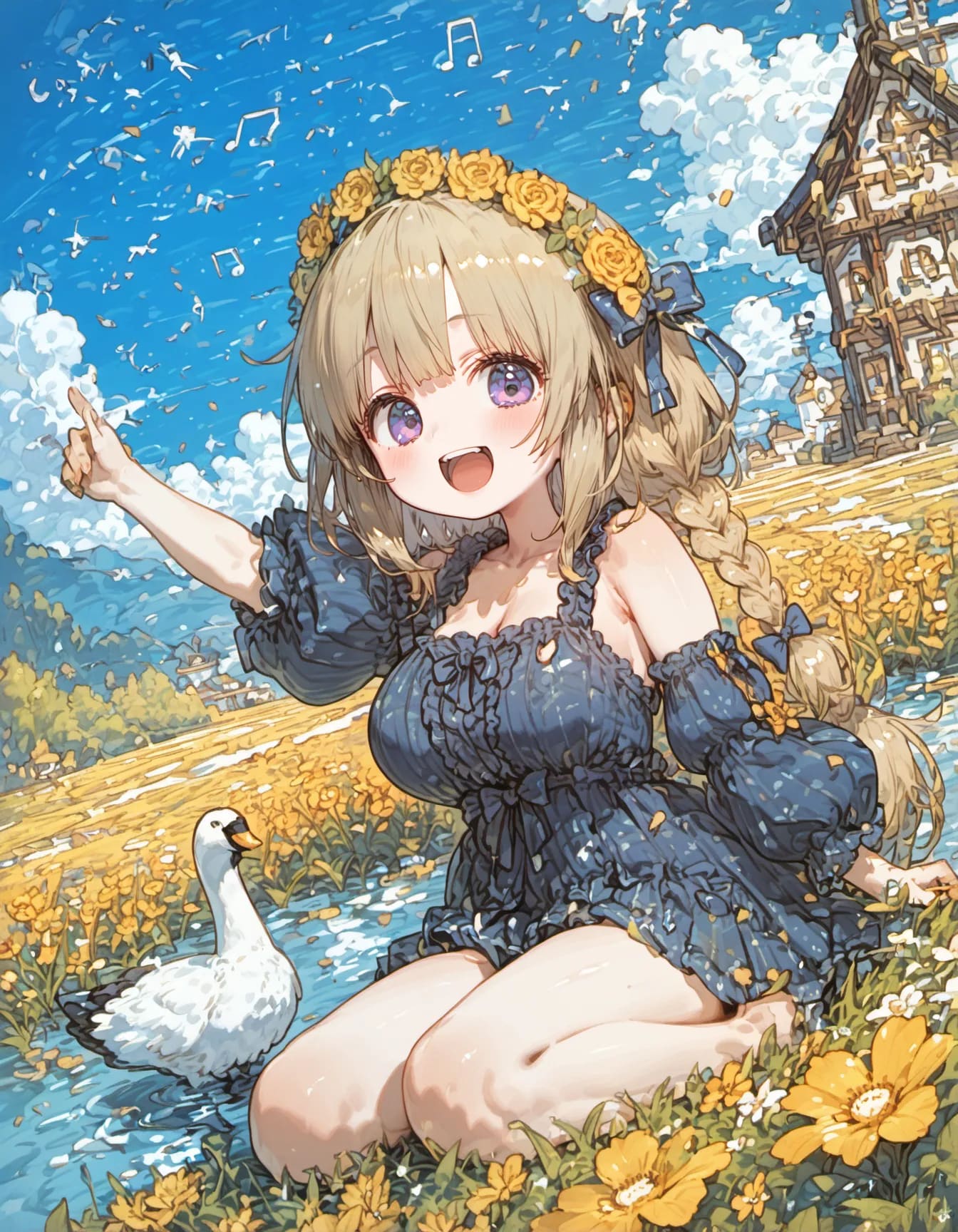 The Swan Princess's Song | の人気AIイラスト・グラビア