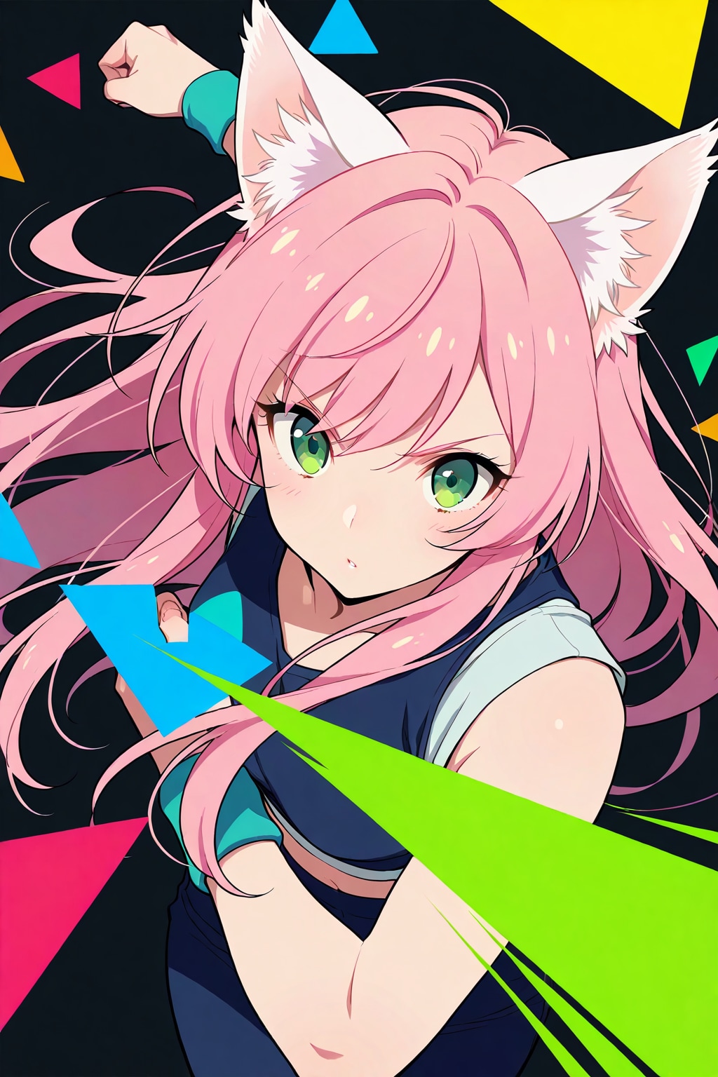 カラーブロッキング🐱✨