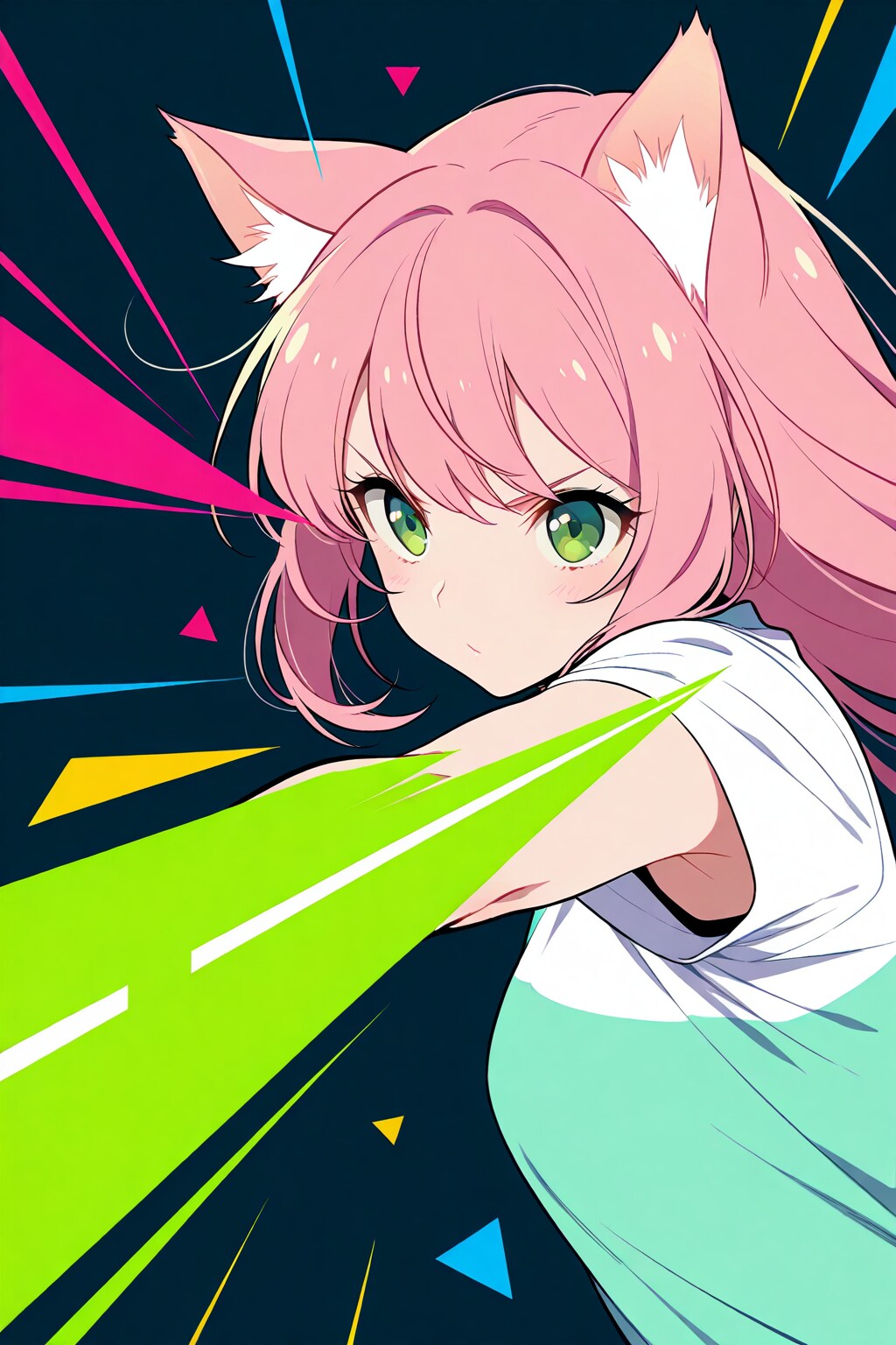 カラーブロッキング🐱✨