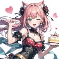 猫耳マートのミクちゃんソロデビューシングル『キャハッ♡とてへぺろ♡』 2枚目