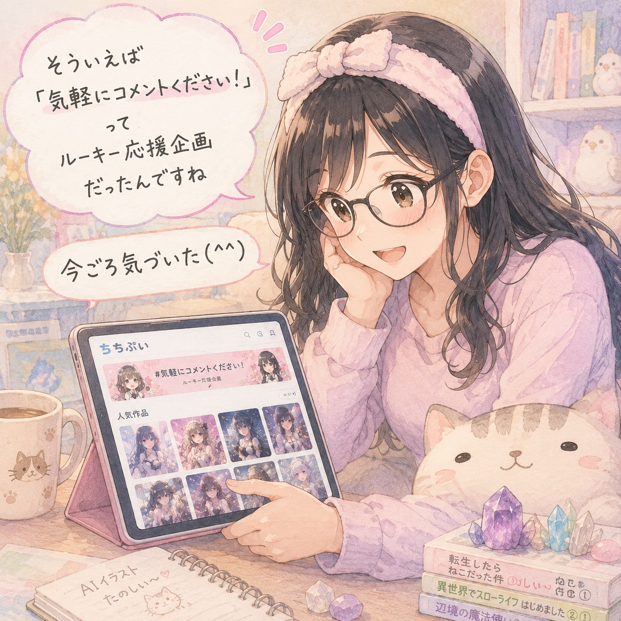 #気軽にコメントください！ってルーキー応援企画だったんですねー | の人気AIイラスト・グラビア