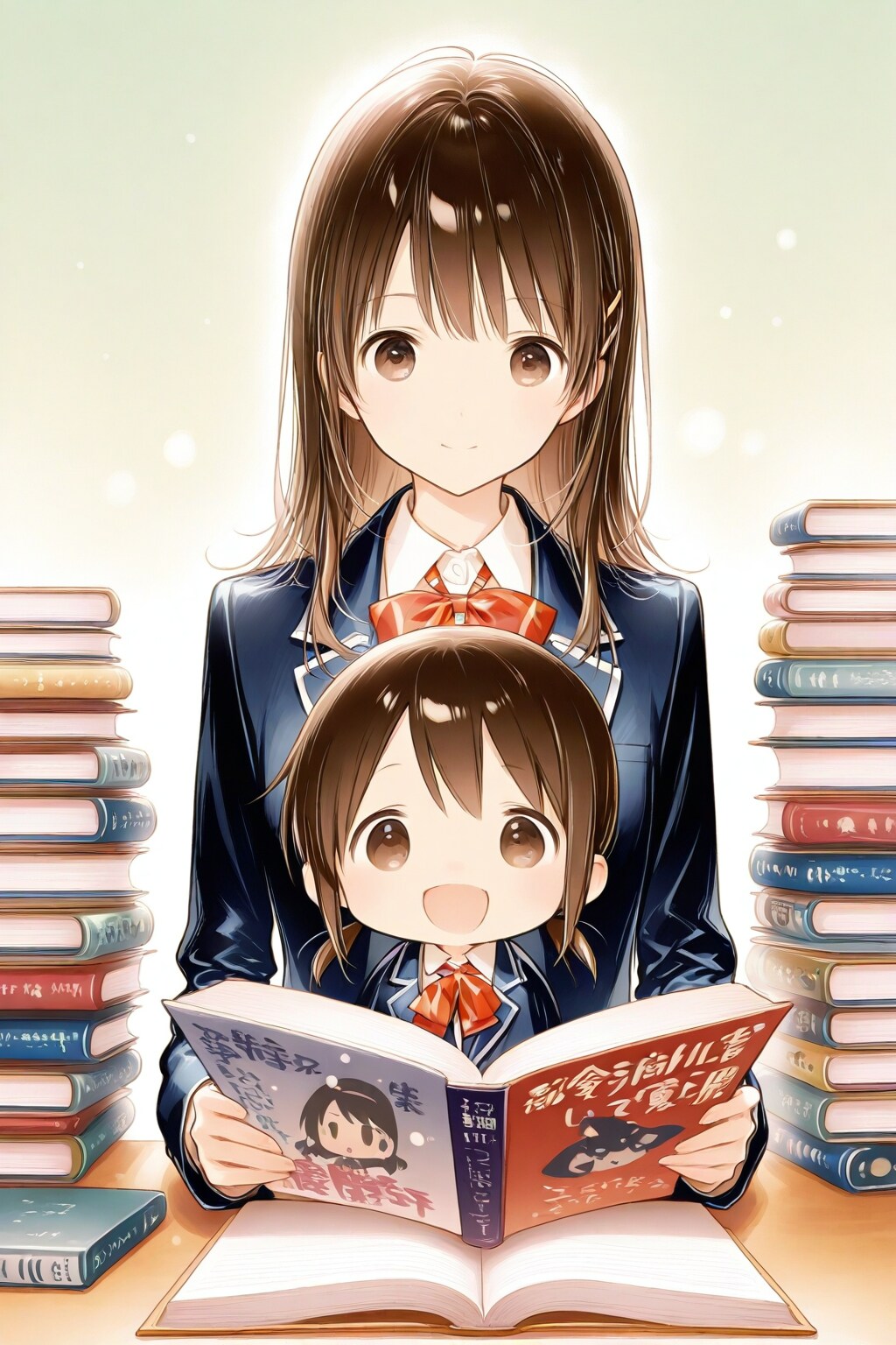 いっしょに、勉強中。