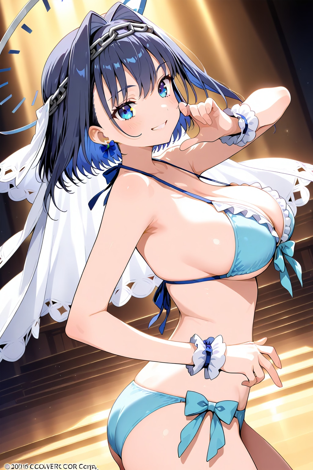 ちち生で水着クロニー