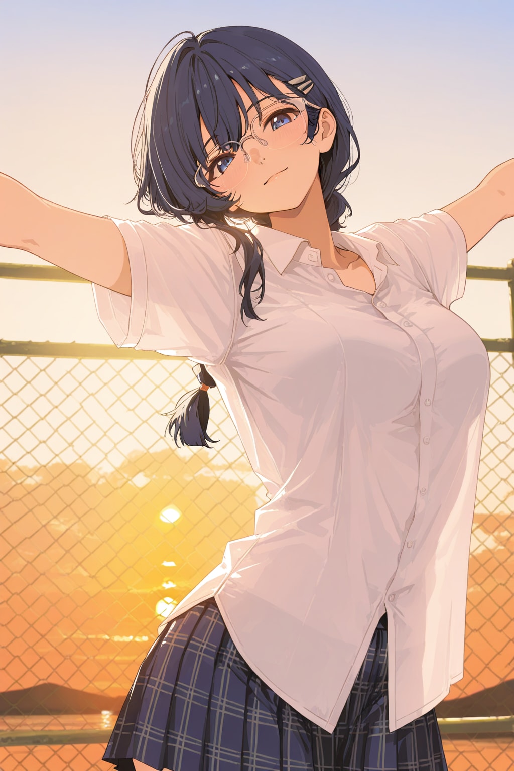 夕暮れ