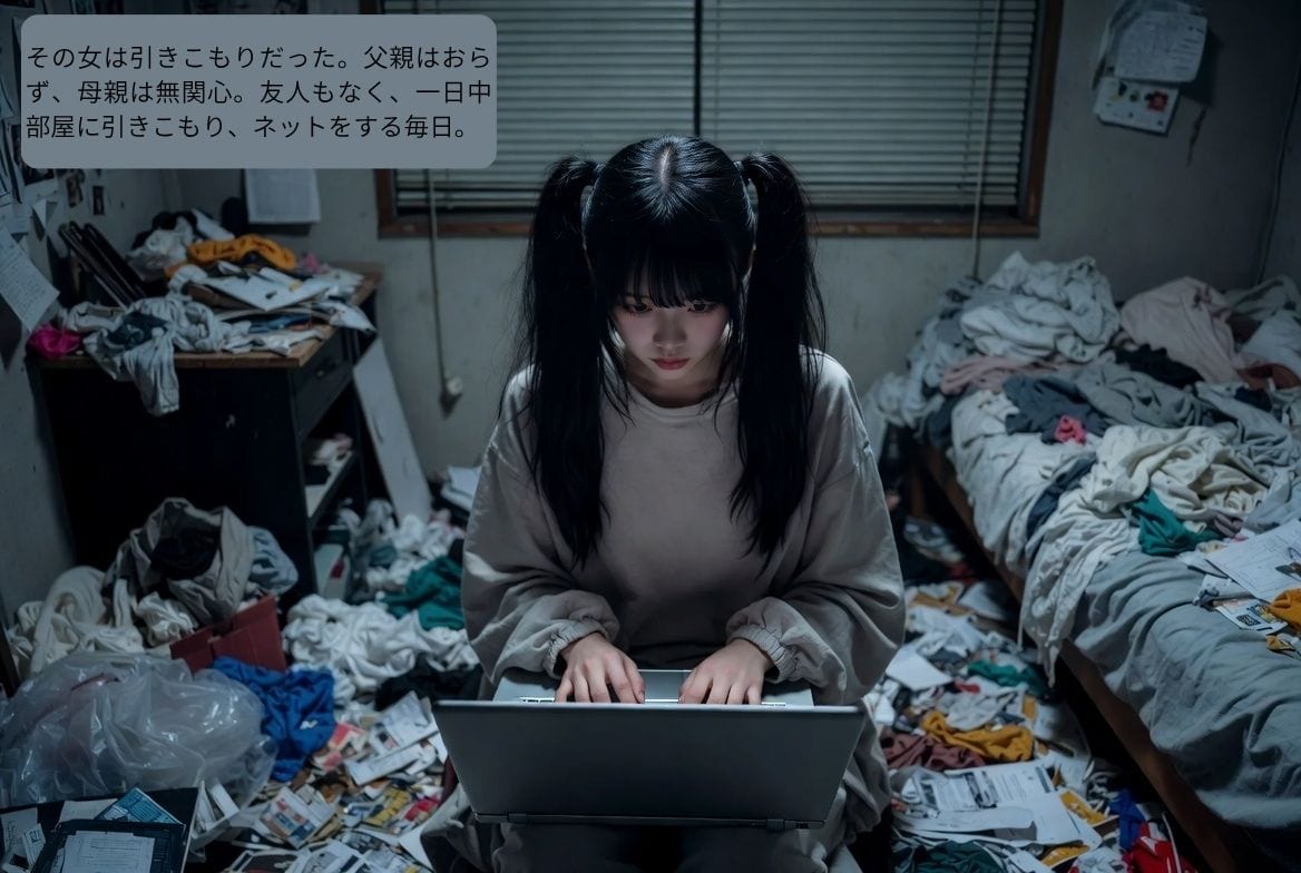 黒髪ツインテールの過去