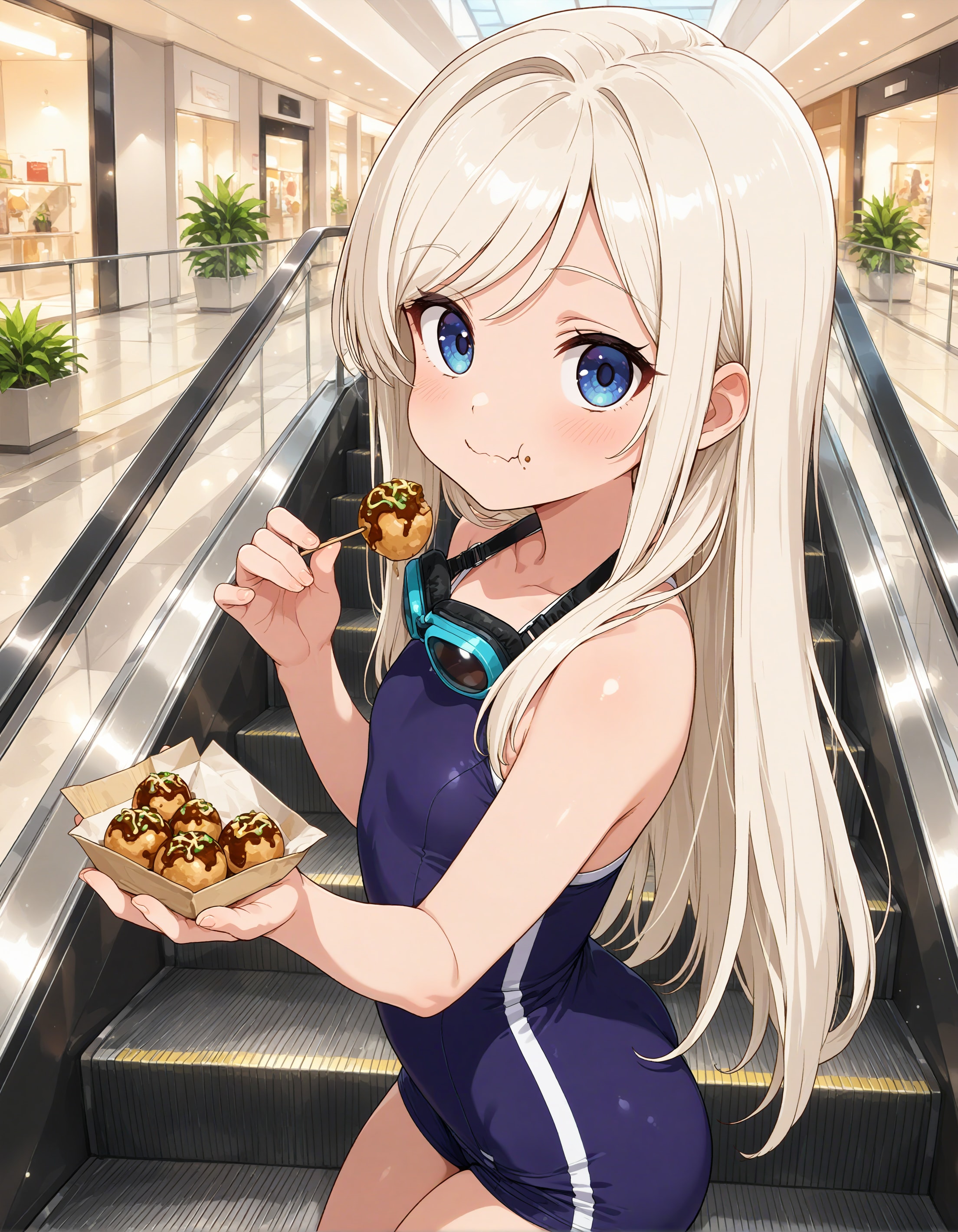たこ焼きと青い瞳