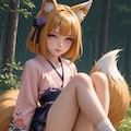 我が家の「のじゃロリ狐様」『どうじゃ？せくしーじゃろ？』(￣－￣)ニヤッ 5枚目