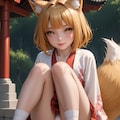我が家の「のじゃロリ狐様」『どうじゃ？せくしーじゃろ？』(￣－￣)ニヤッ 6枚目