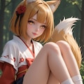 我が家の「のじゃロリ狐様」『どうじゃ？せくしーじゃろ？』(￣－￣)ニヤッ 12枚目