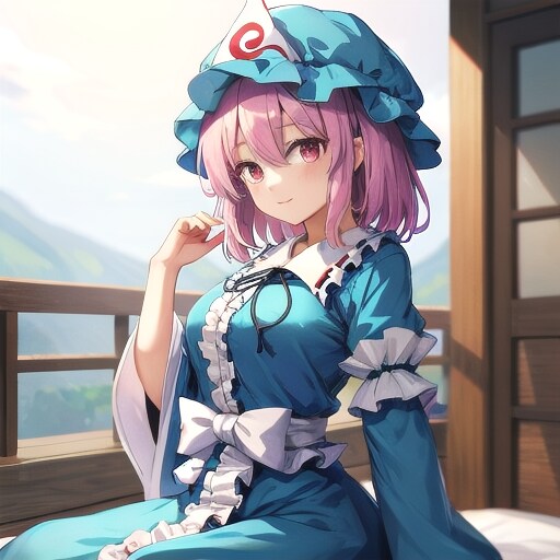 幽々子風の女の子