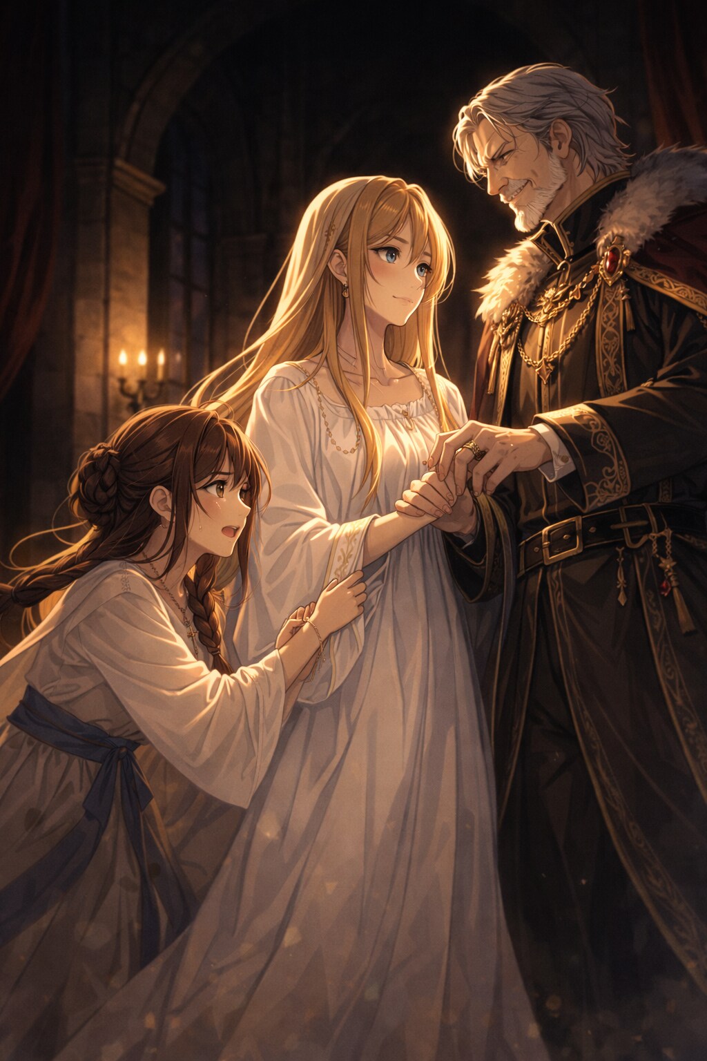 やめて下さい！私が代わりになりますから！ | の人気AIイラスト・グラビア