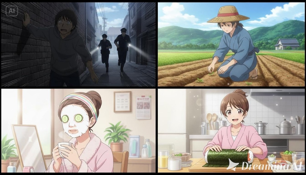 なにかをまくのサムネのぼつがぞう