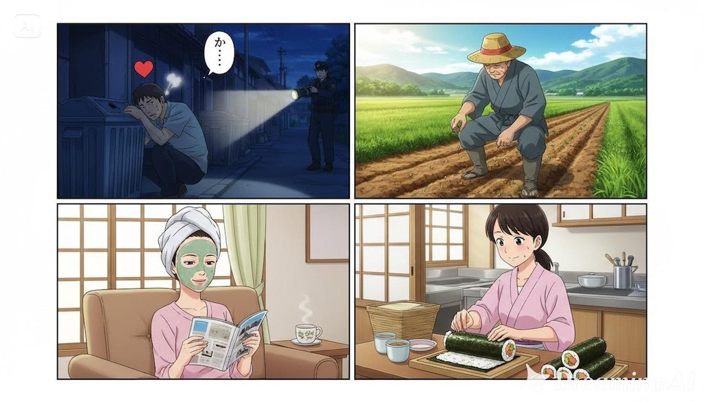 なにかをまくのサムネのぼつがぞう