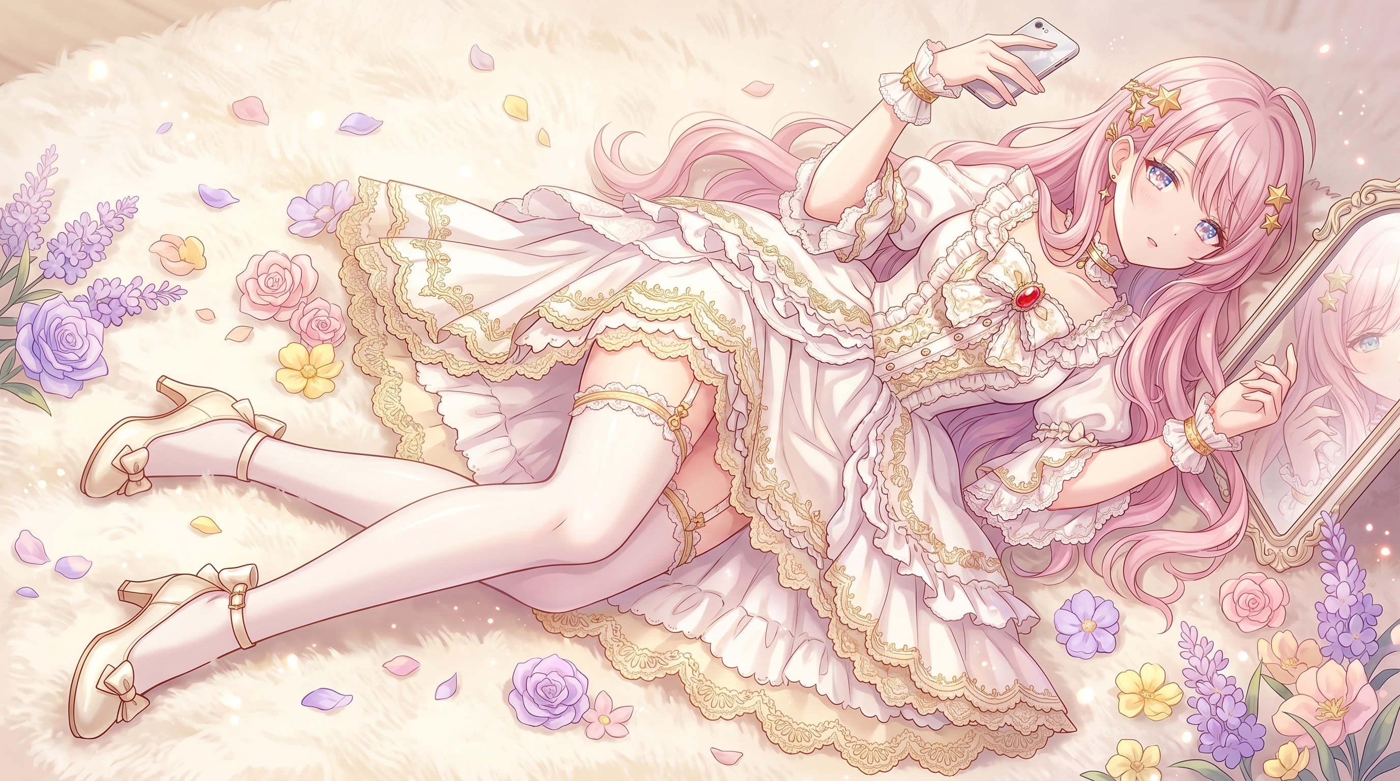 夢花鏡の優雅 | の人気AIイラスト・グラビア