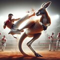 【ネタ】カンガルーとキックボクシング対決 3枚目