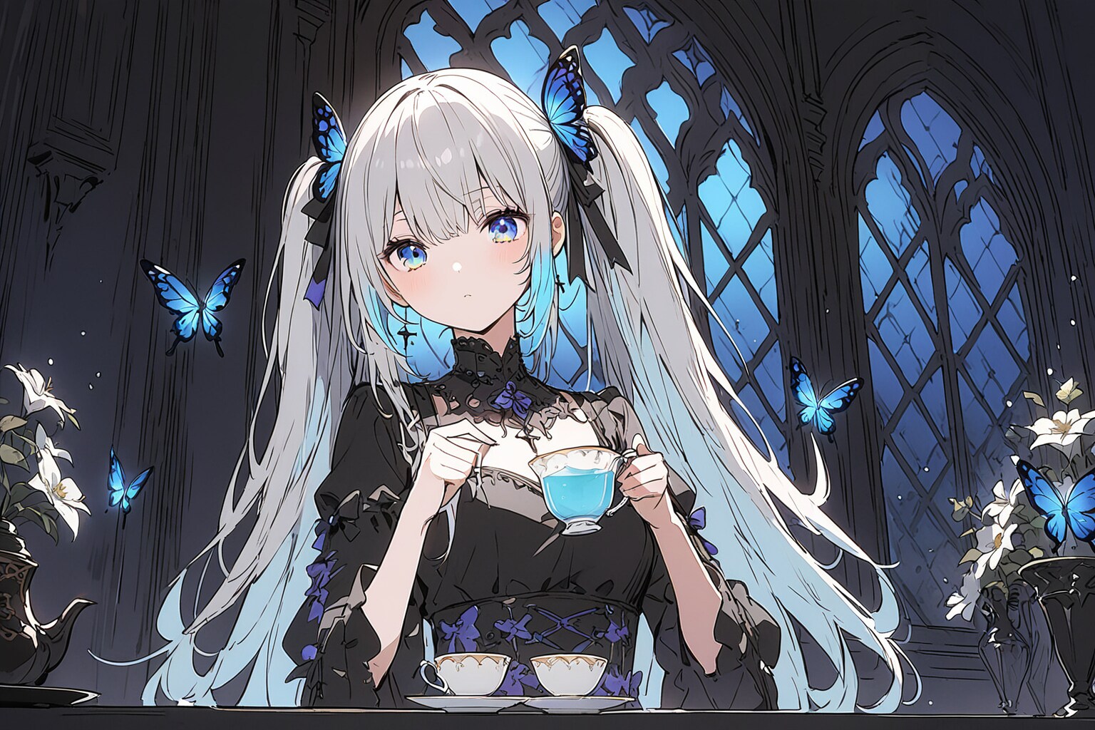 バタフライピーティーはいかが | の人気AIイラスト・グラビア