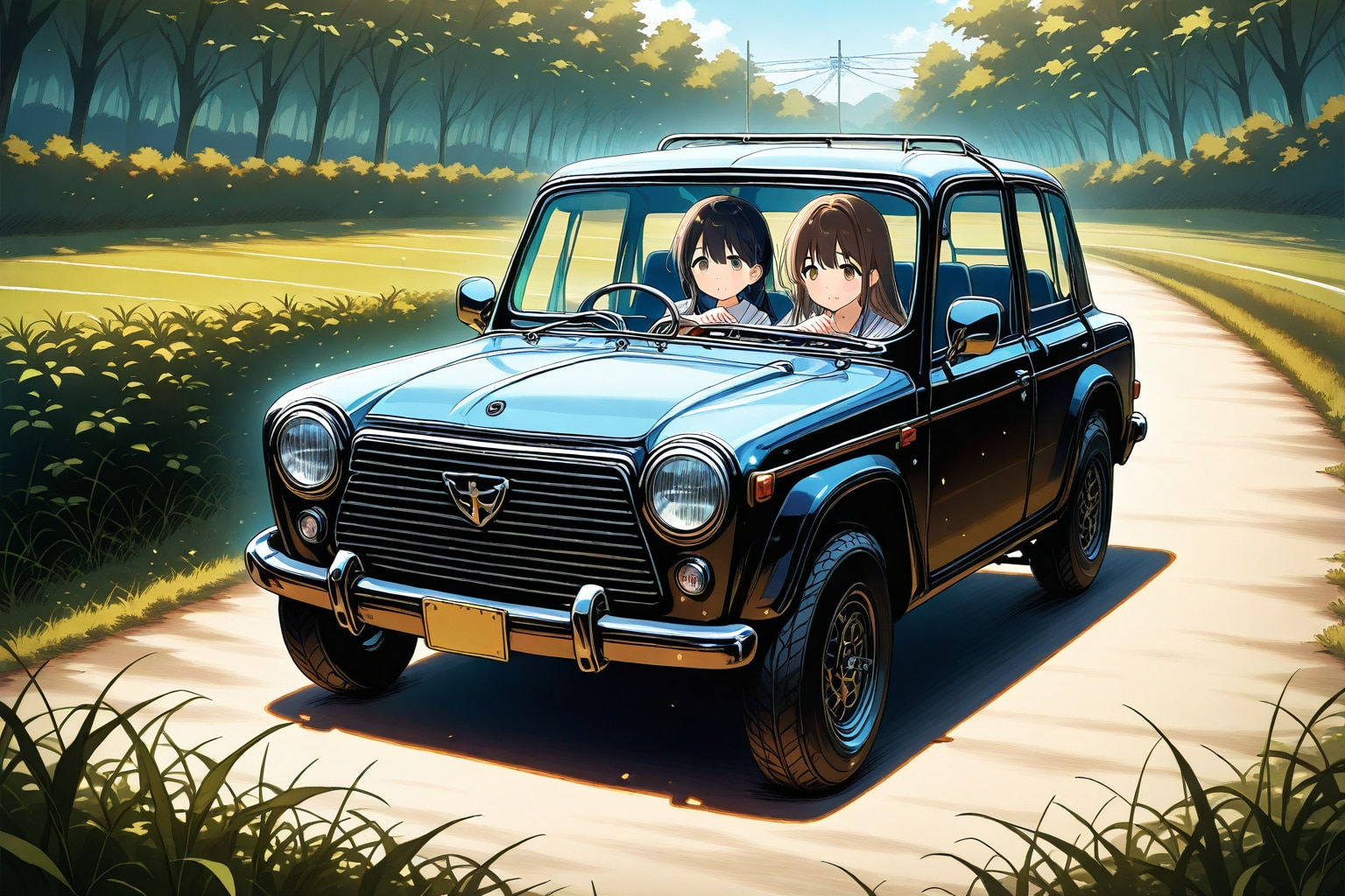 標準的ドライブ(戦車走らせようとしたら出た) | の人気AIイラスト・グラビア