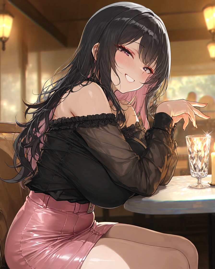 🍷土曜夜のディナー！リナちゃんのあざと可愛酔い顔ショット💕