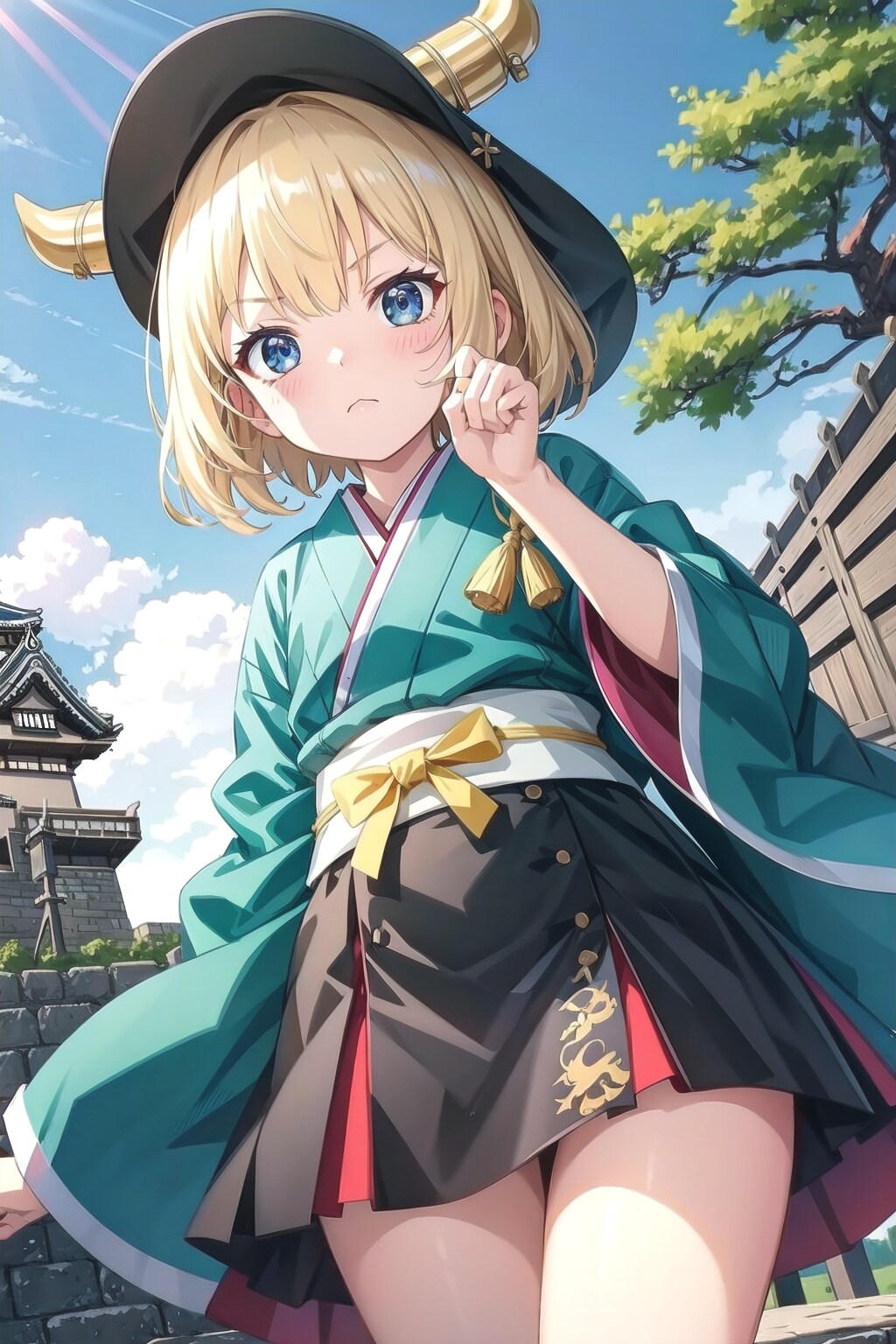 お城は添えるだけ…