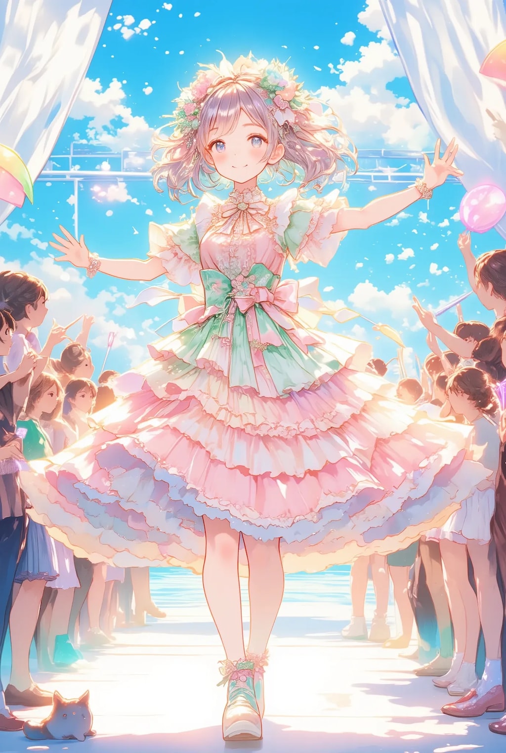 フリフリちゃん夏のファッションショー