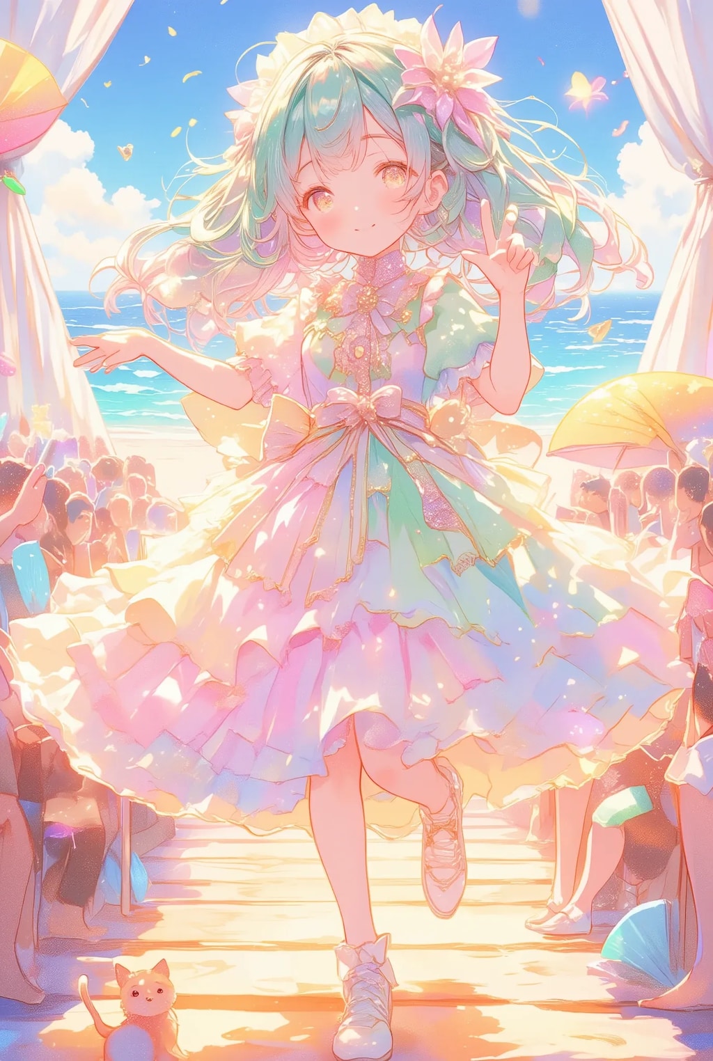 フリフリちゃん夏のファッションショー