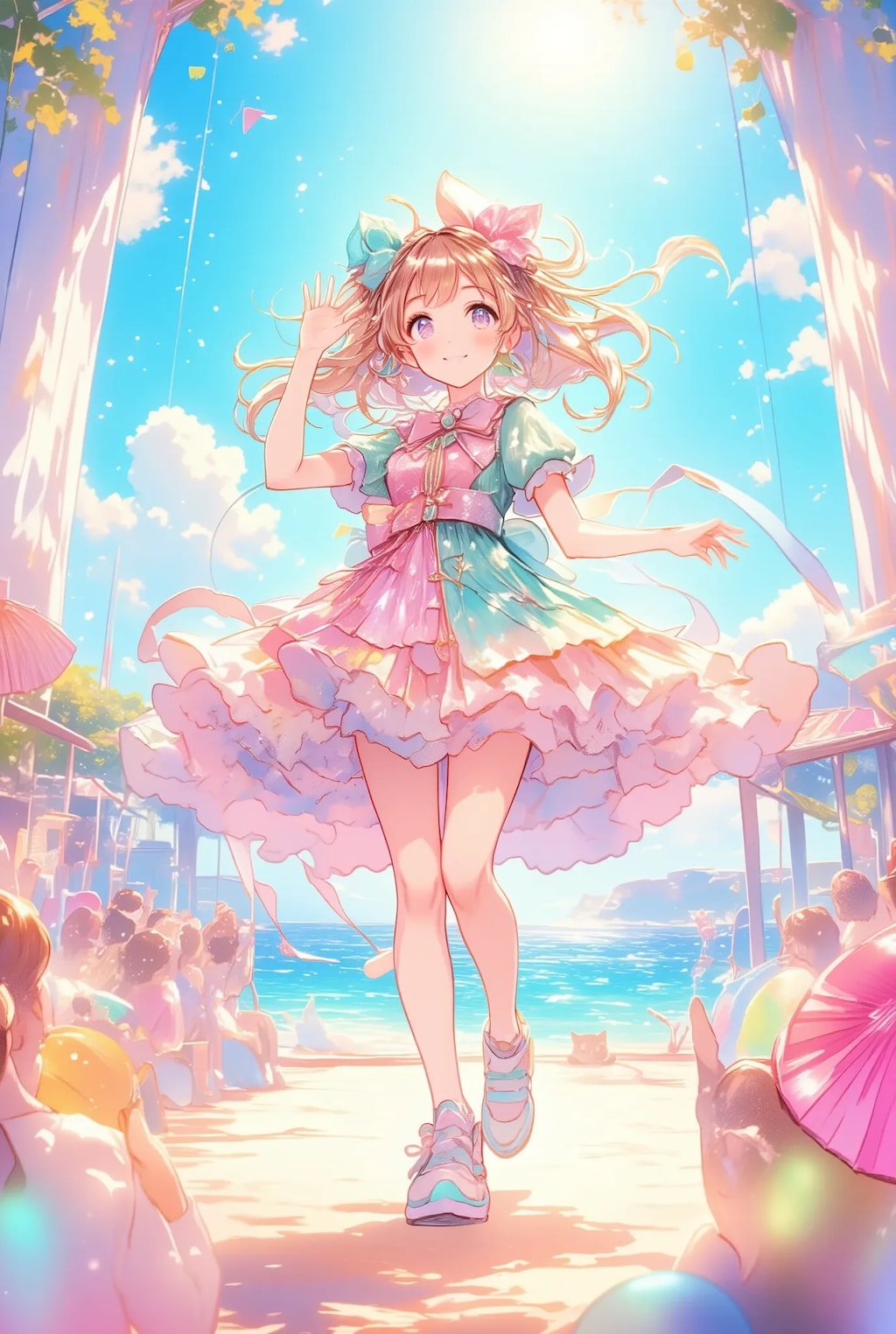 フリフリちゃん夏のファッションショー