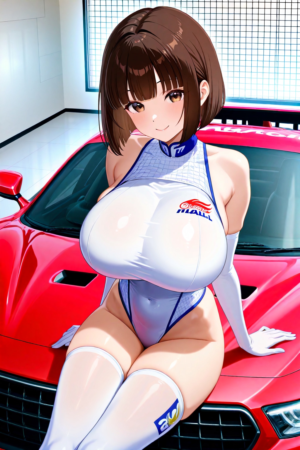 モーターショーのアキちゃん