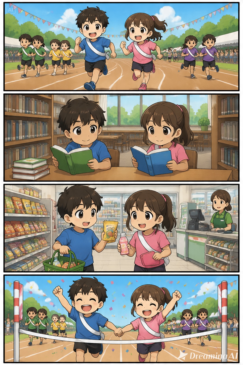 間が変な競争