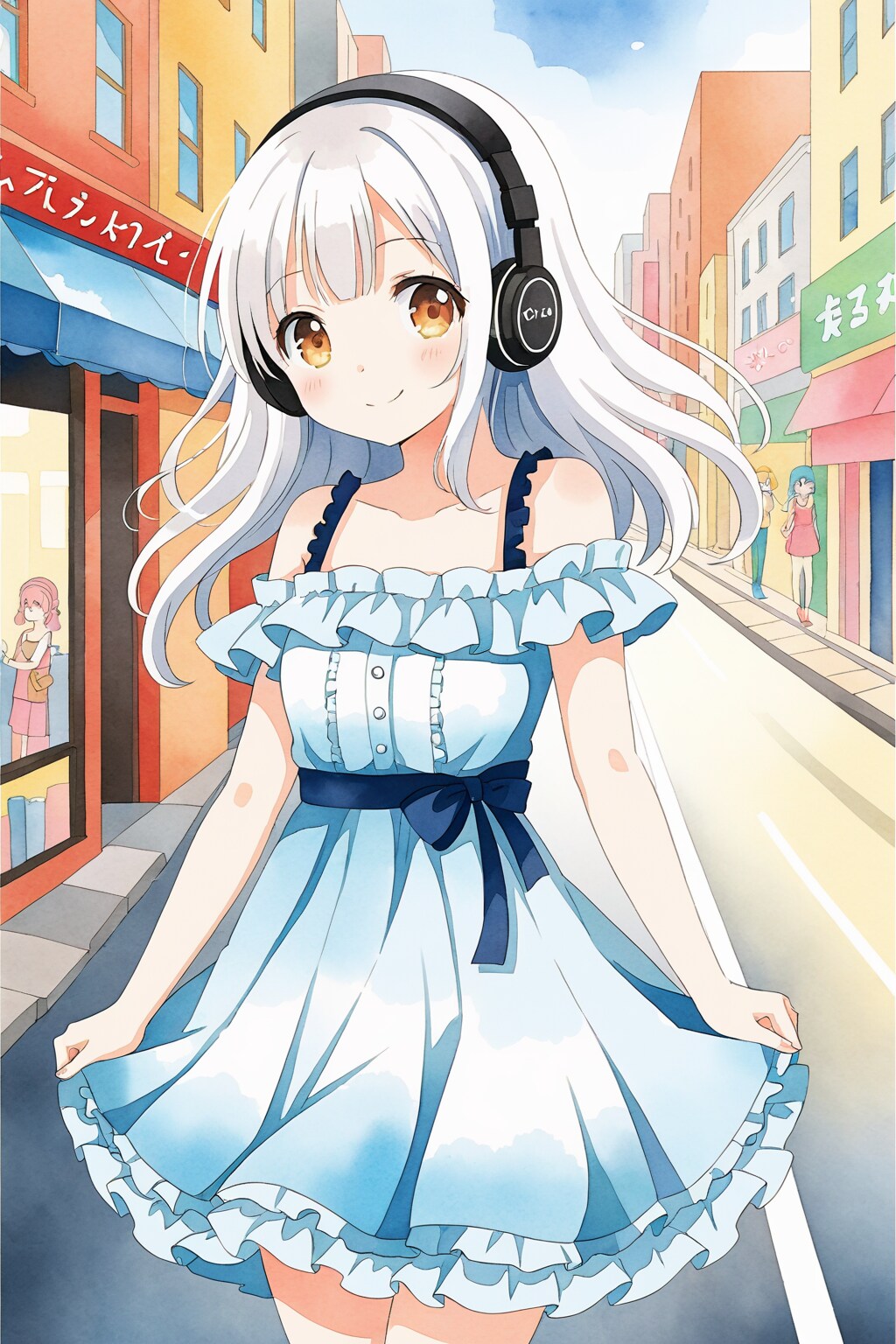 散歩中 | の人気AIイラスト・グラビア