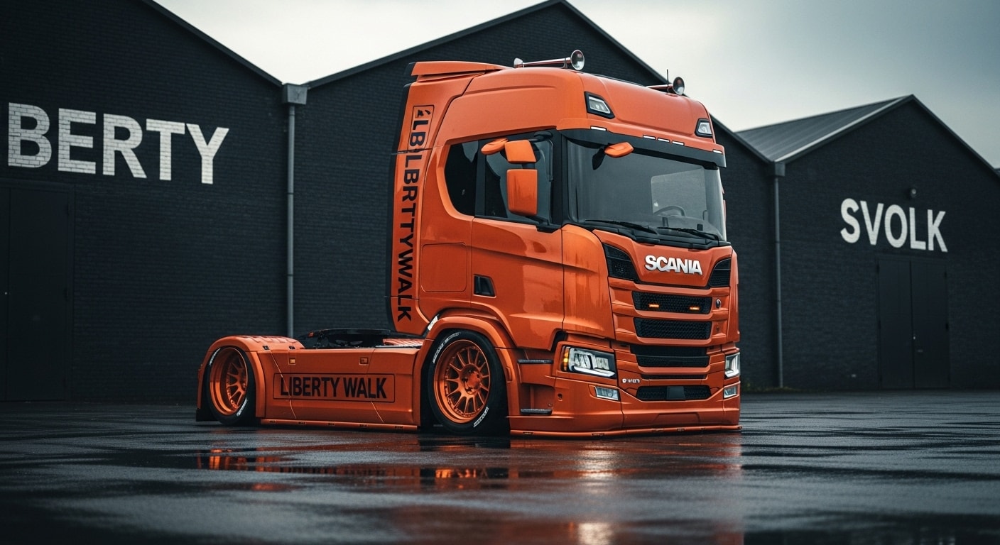 リバティーウォークスカニアトラック | の人気AIイラスト・グラビア