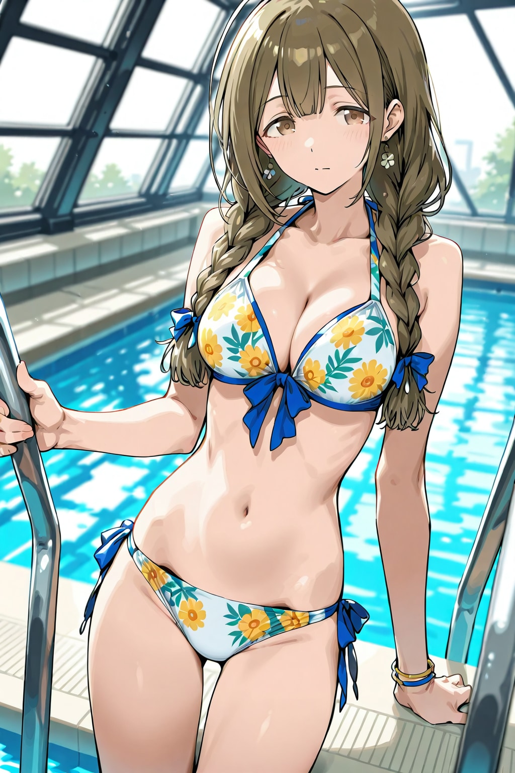 新しい水着・・・これ、結構好きなデザインですわ。