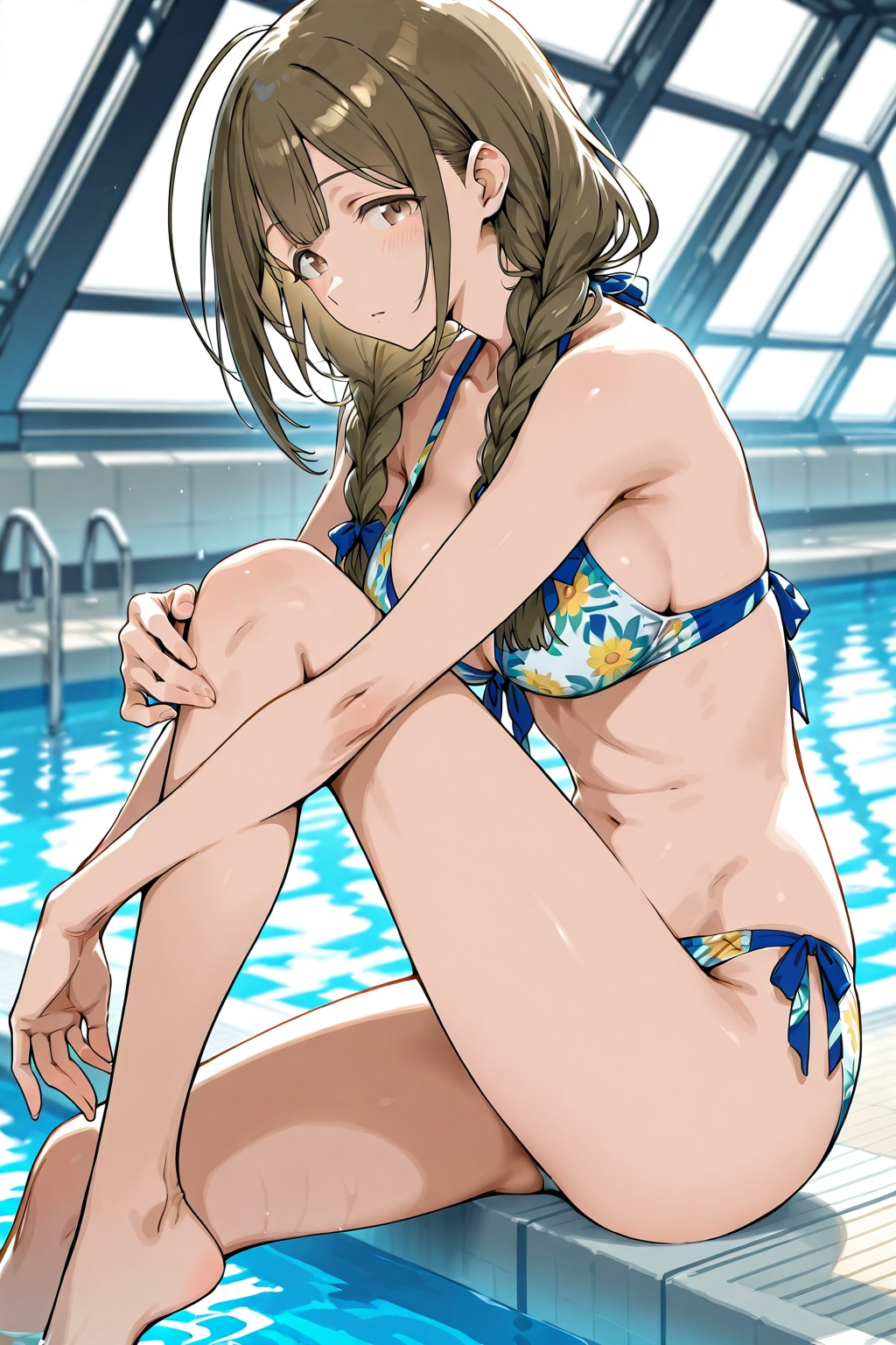 新しい水着・・・これ、結構好きなデザインですわ。