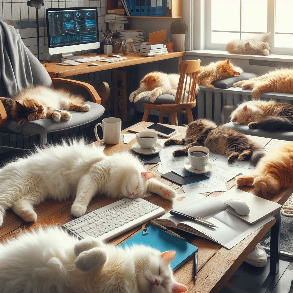 働きたくない猫