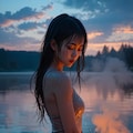 水辺のキャンプの君 7枚目