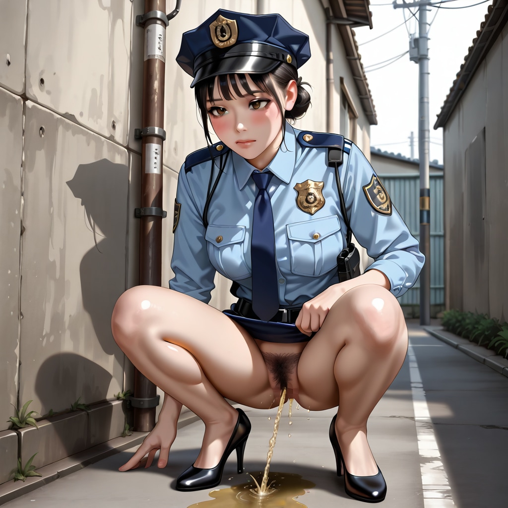 婦警さんの放尿 ②