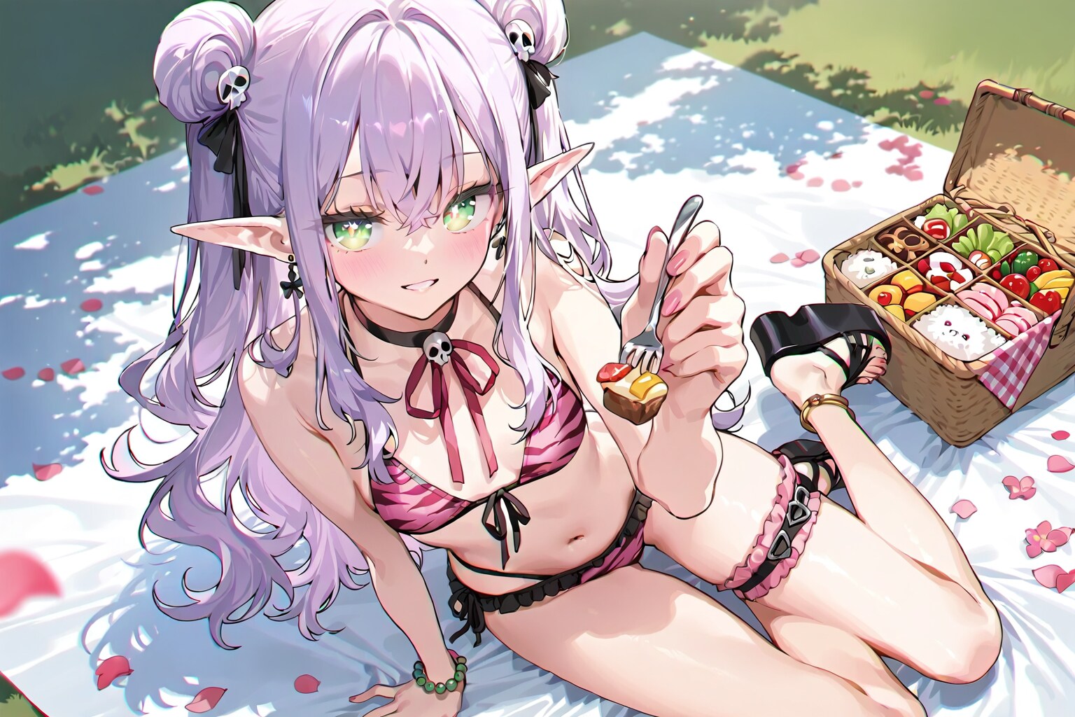 エルフなLILACちゃんとピクニック。※別衣装ver