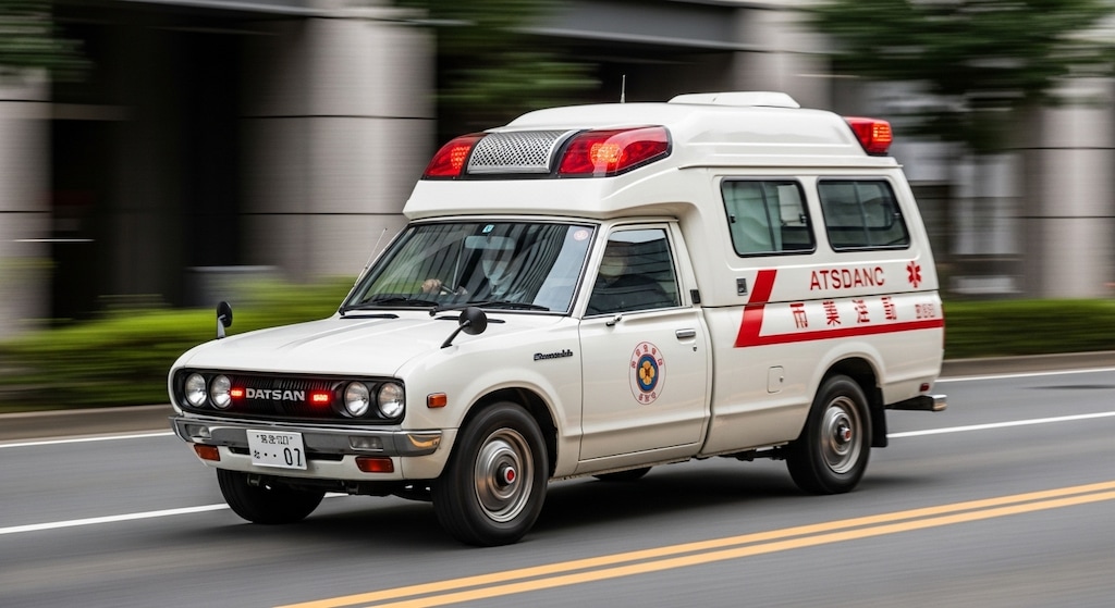 ダットサントラック救急車